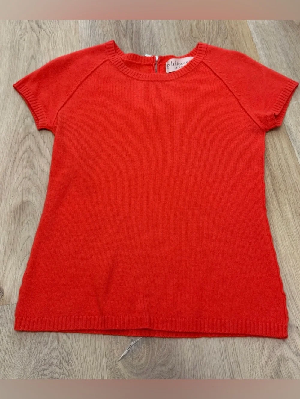 Philosophy Cashmere Short Sleeve Top